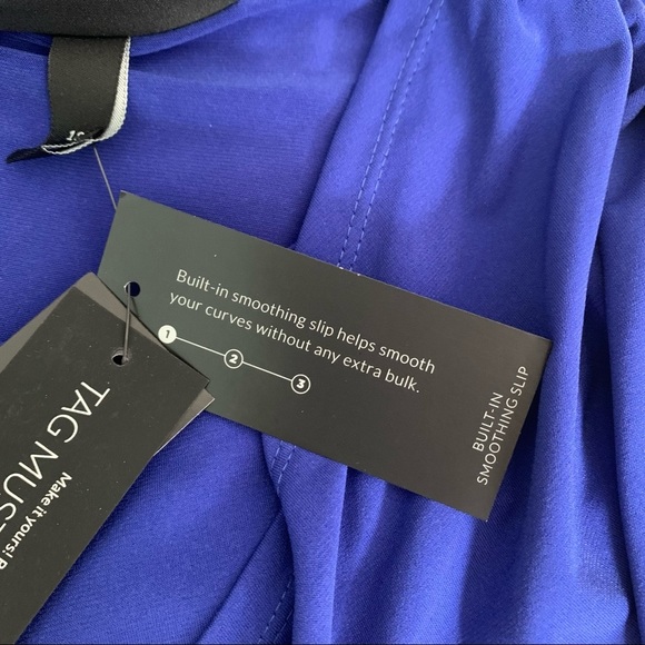 Lane Bryant Ruched Wrap Dress NWT Size 18 - Picture 4 of 4